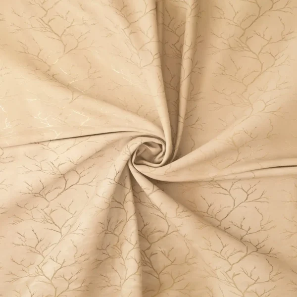 Cream velvet foil curtains for windows and doors, premium fabric, elegant and durable – perfect for any home decor.