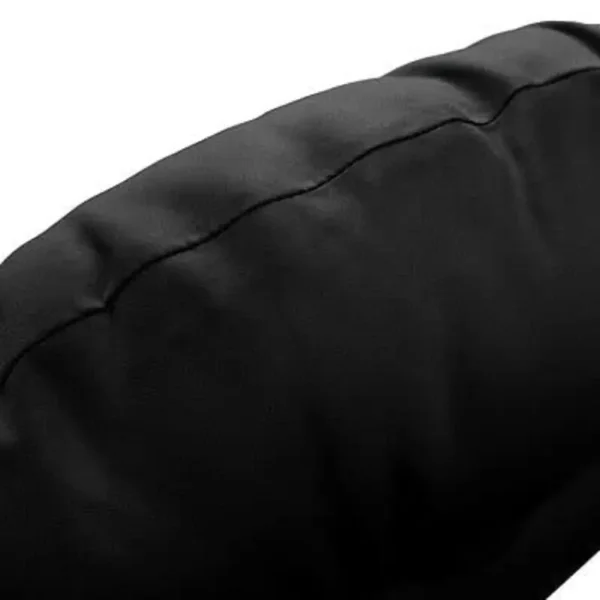 Black round cushion for balcony swing chair, microfiber filled, soft and durable for indoor and outdoor use – chair not included.and indoor use – chair not included.