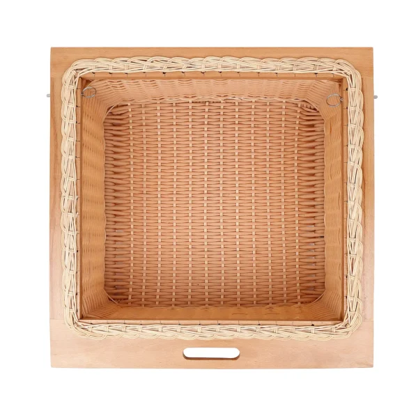 PVC wicker basket for 600 mm modular kitchen cabinet, 22-inch size, designed for efficient storage.